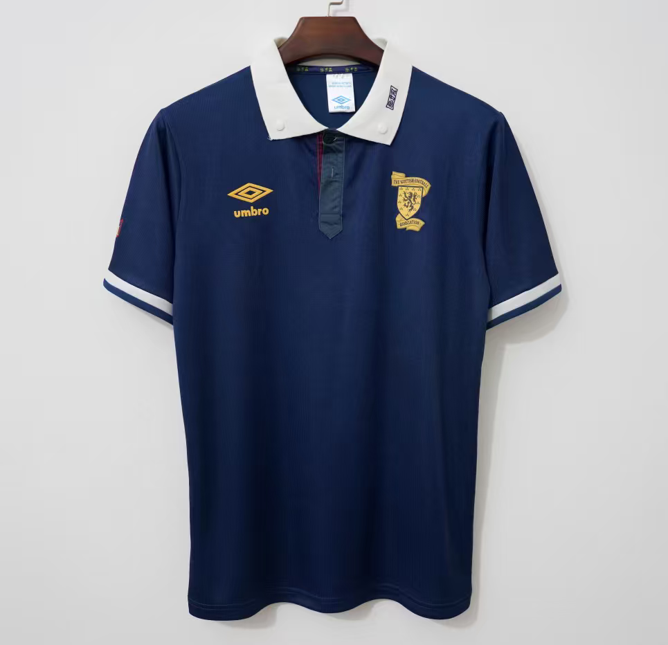 Retro Scotland 1988/1991 Home Football Jersey