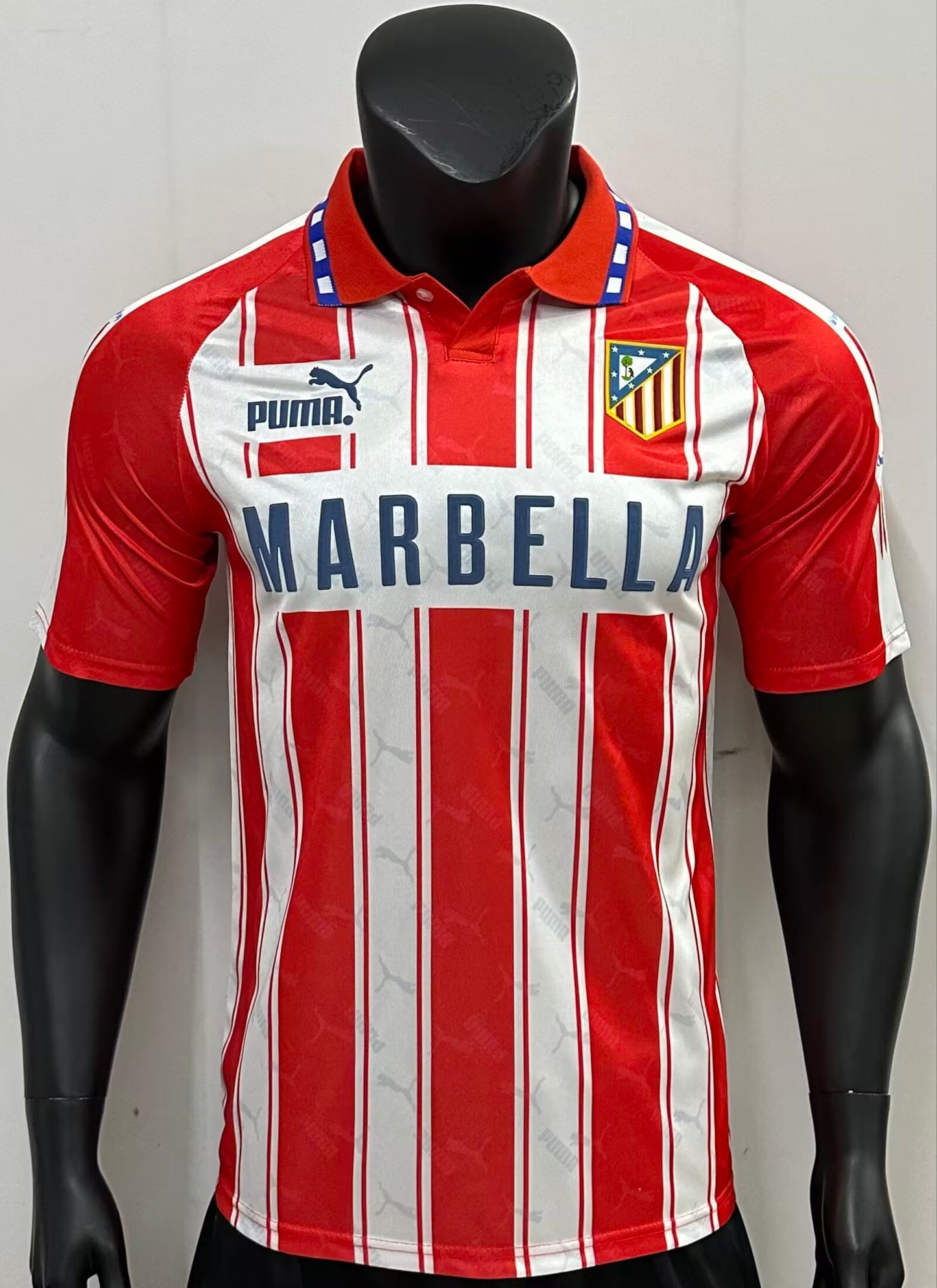 Retro Atlético de Madrid 1994/1995 Home Football Jersey