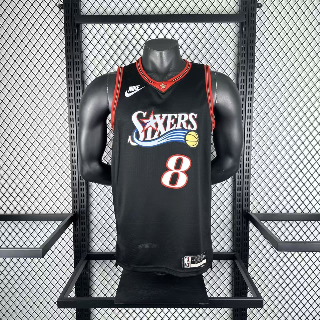Philadelphia 76ers Retro Black #8 GEORGE NBA Season Jerseys 2026