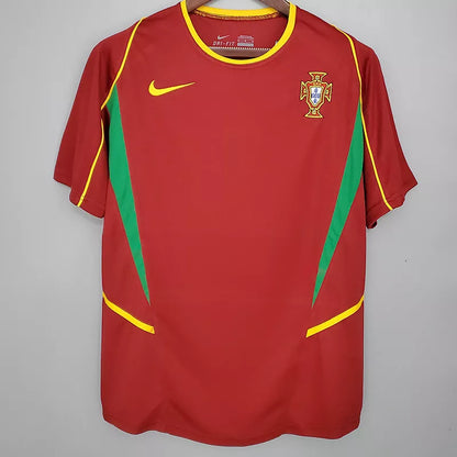 Retro Portugal 2002 Home Football Jersey