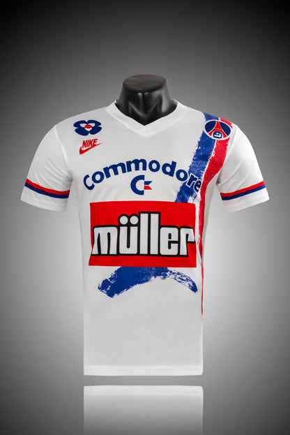 Retro PSG Paris 1991/1992 Away Fan Version Football Jersey