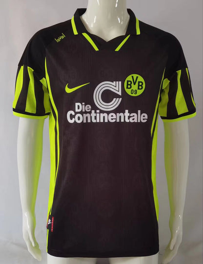 Retro Borussia Dortmund 1996/1997 Away Fan Version Football Jersey