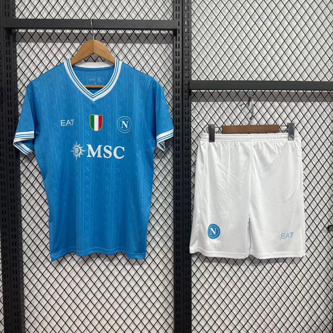 Napoli 2025/2026 Kids Home Fan Version Football Jersey