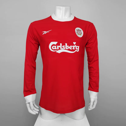 Retro Liverpool 1998 Home Long Sleeve Football Jersey