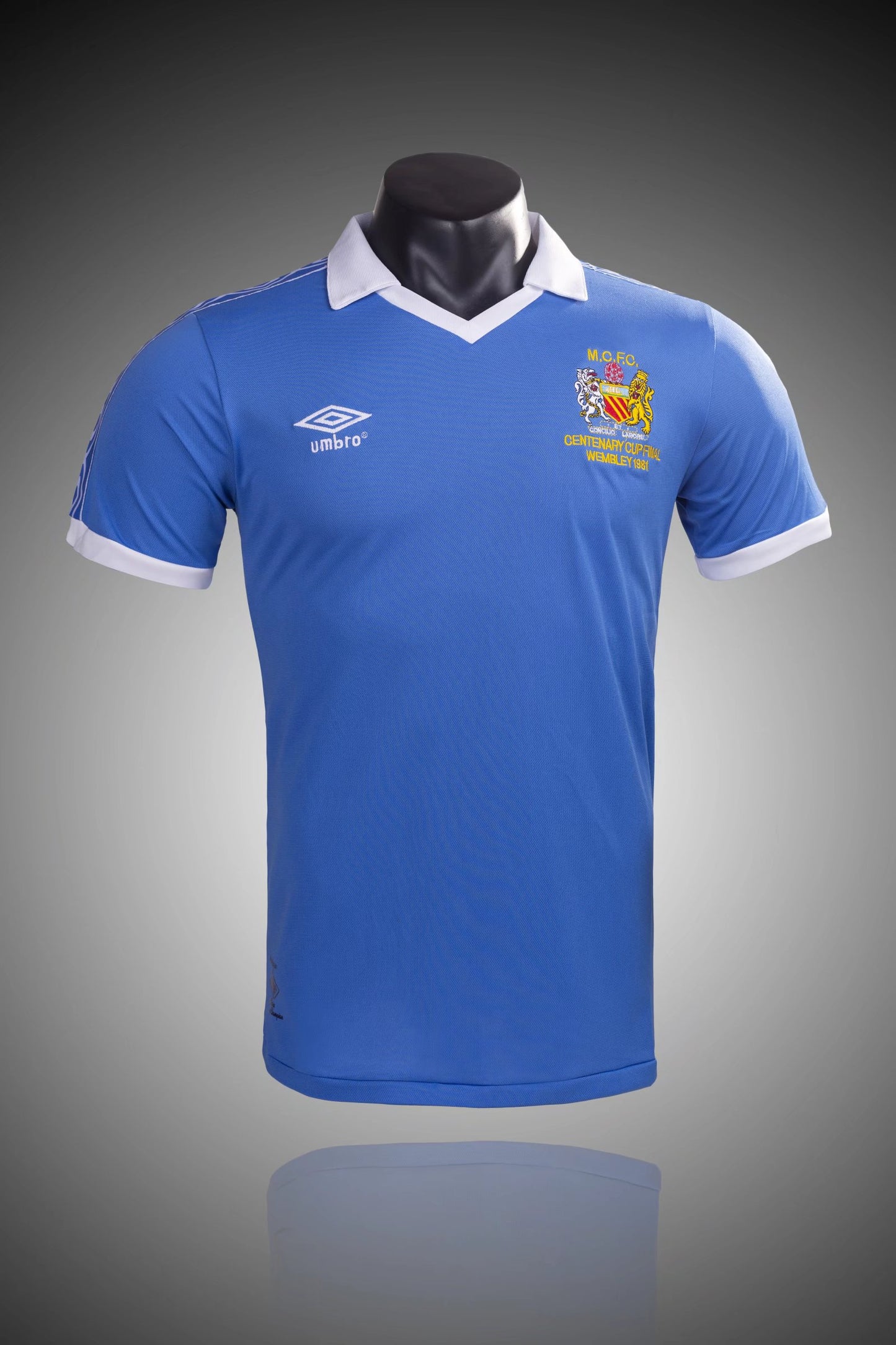 Retro Manchester city 1981/1982 Home Football Jersey