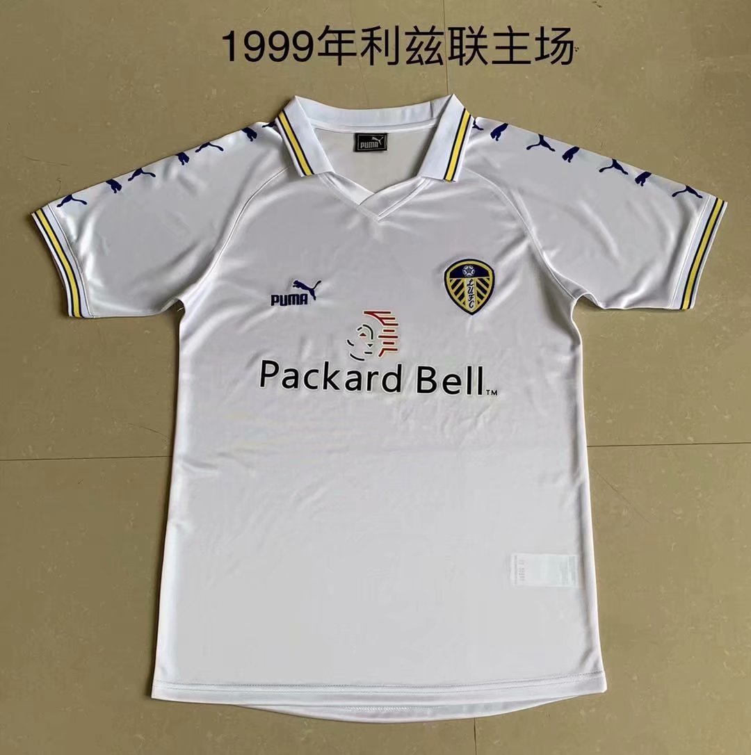 Retro Leeds United 1999 Home Football Jersey