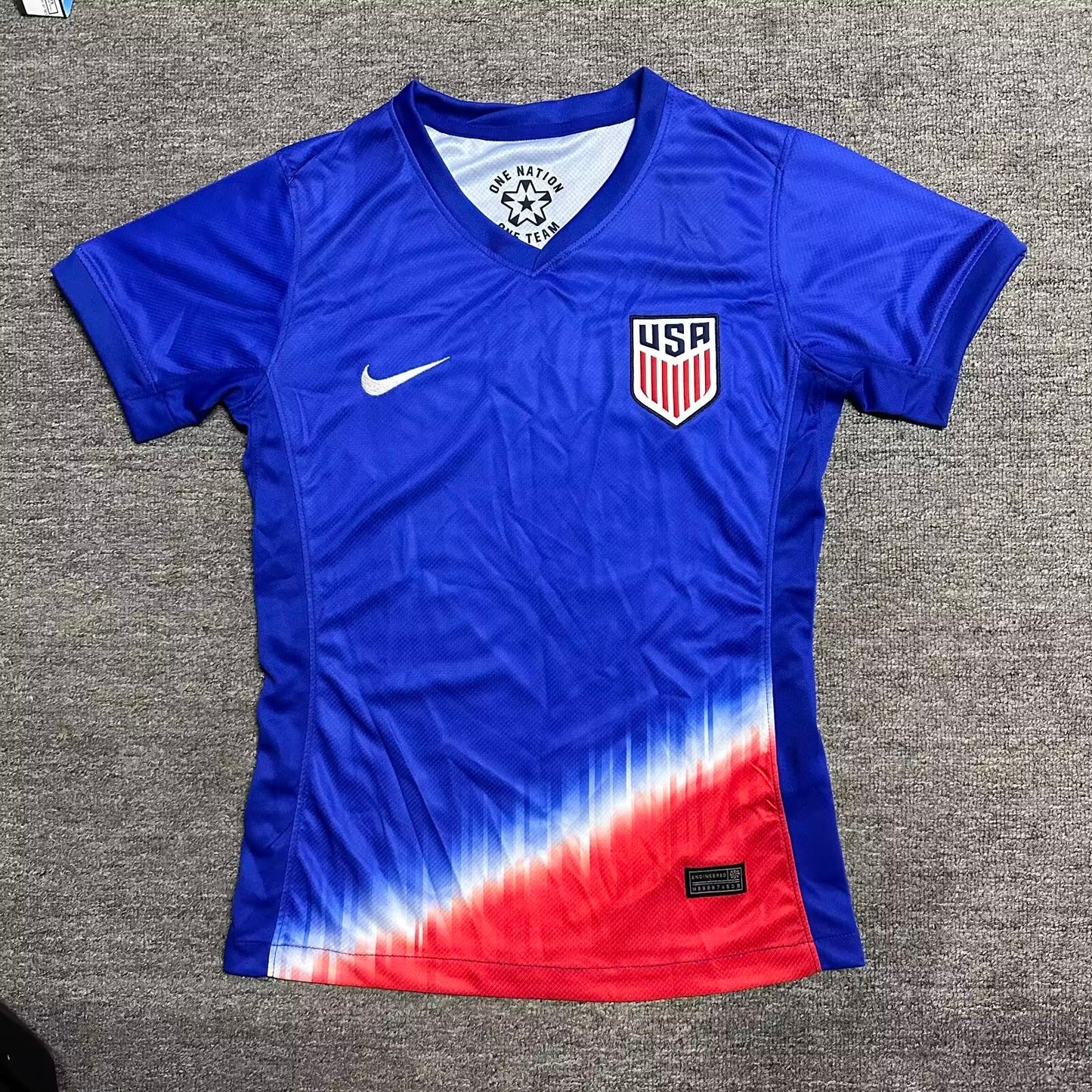 USA 2024/2025 Women Away Fan Version Football Jersey