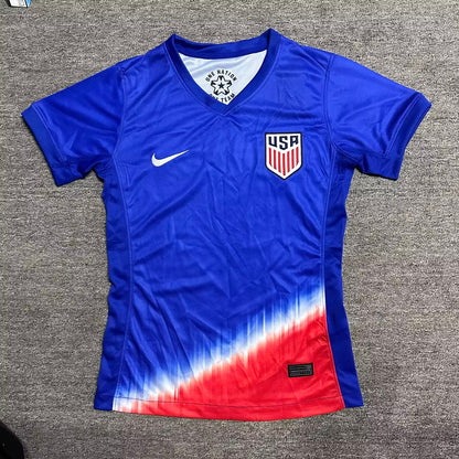 USA 2024/2025 Women Away Fan Version Football Jersey