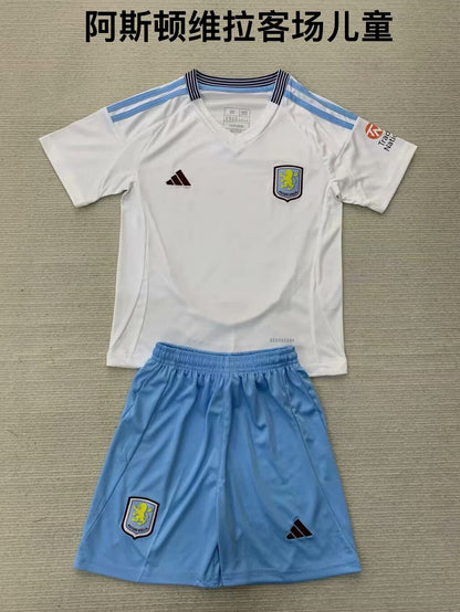 Aston Villa 2024/2025 Kids Away Football Jersey
