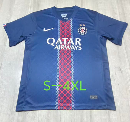 PSG Paris 2025/2026 Home Fan Version Football Jersey
