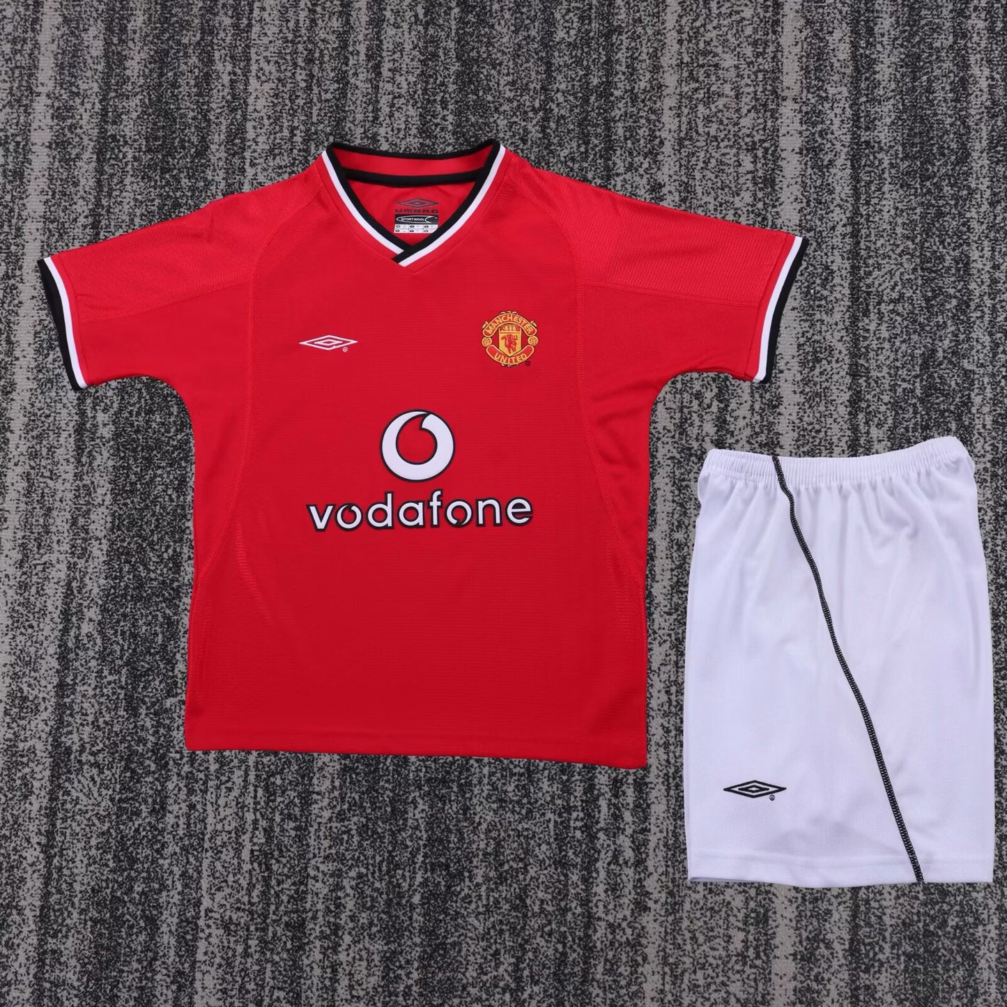 Retro Manchester united 2000/2002 Kids Home Football Jersey