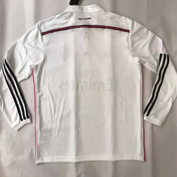 Retro Real Madrid 2014/2015 Home Long Sleeve Football Jersey