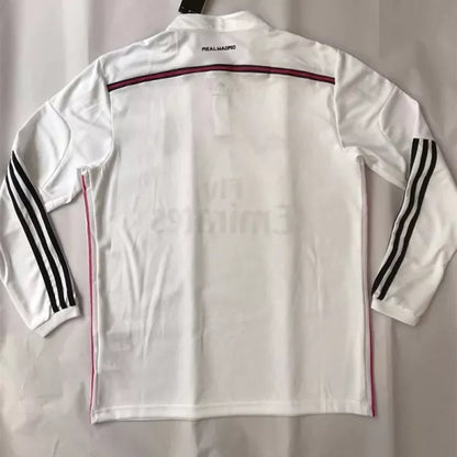 Retro Real Madrid 2014/2015 Home Long Sleeve Football Jersey