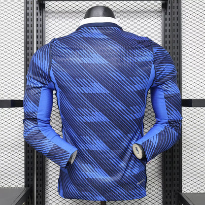 French 2026/2027 Home Long Sleeve Player Version Football Jersey