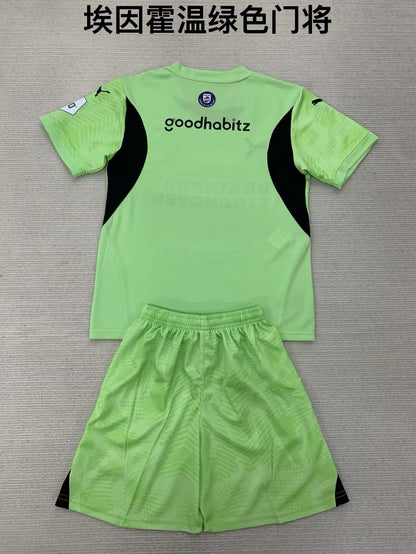 PSV eindhoven 2024/2025 Kids Goalkeeper Football Jersey