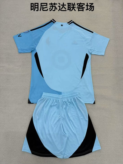 America（Mexico&MLS） 2025/2026 Kids Away Fan Version Football Jersey
