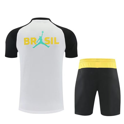 Brazil Training Sets White (Kids And Man 16-2XL) Jersey 2026-2027