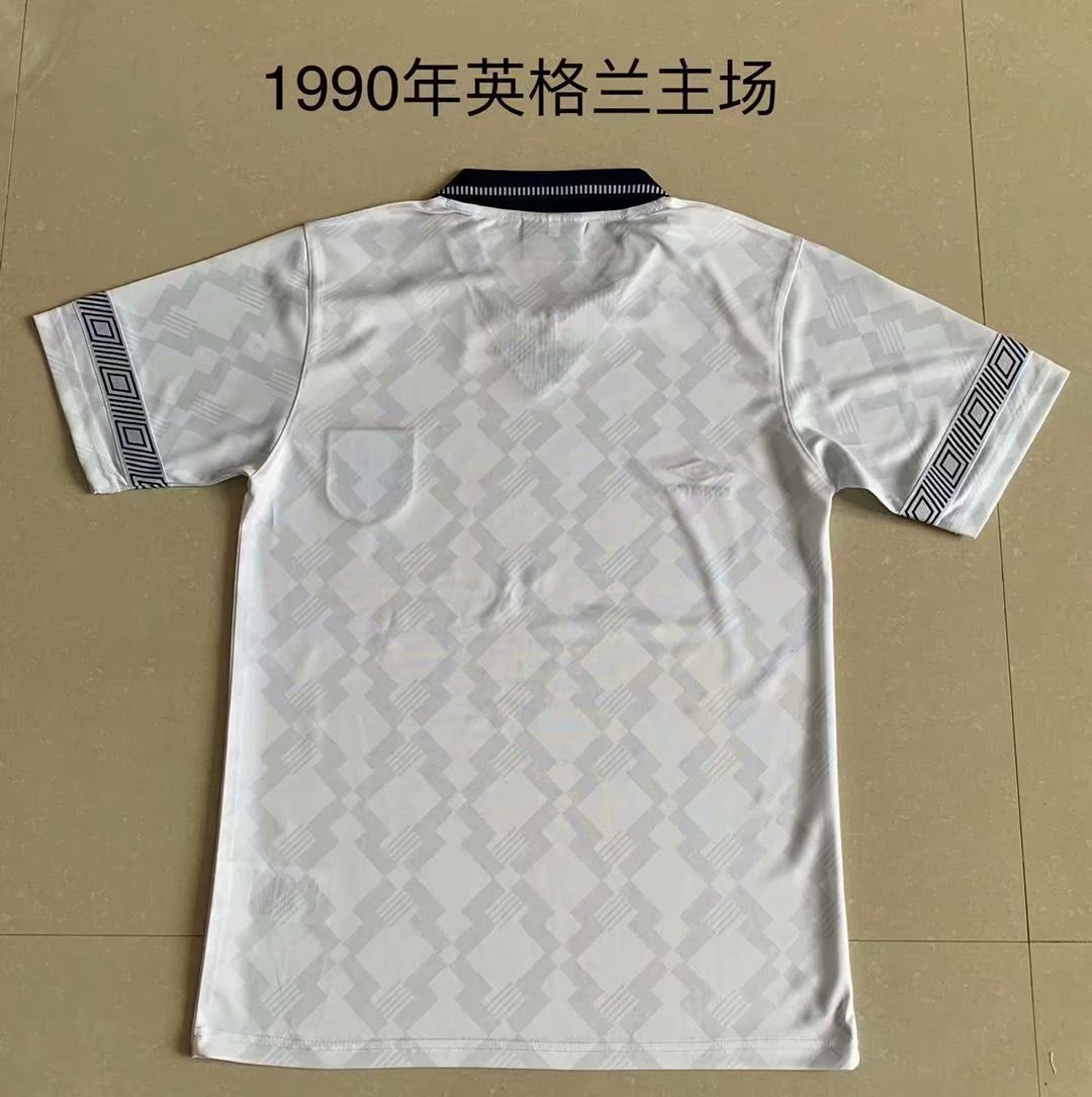Retro England 1990 Home Football Jersey
