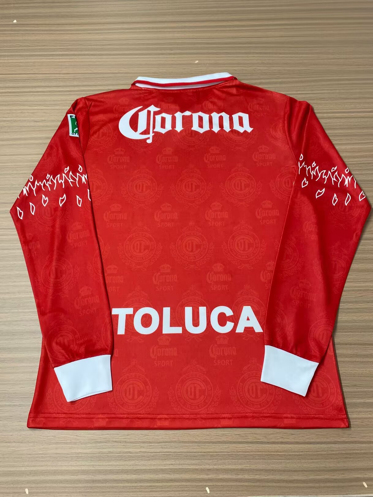 Retro Toluca 1996/1997 Home Long Sleeve Football Jersey