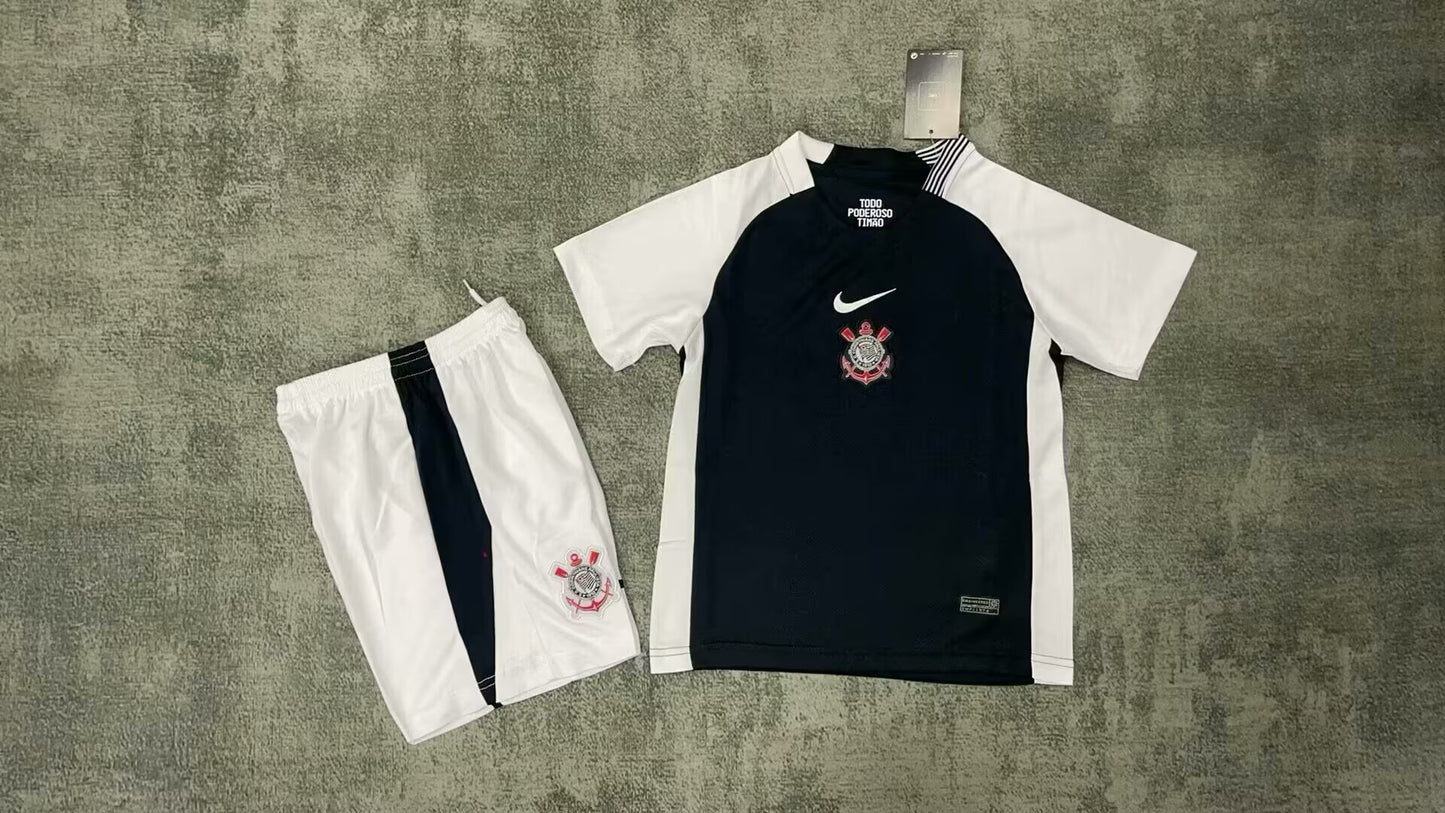 Corinthians 2025/2026 Kids Away Fan Version Football Jersey