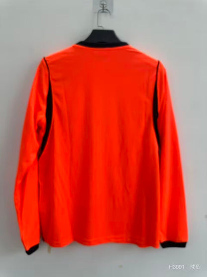 Netherlands 2026/2027 Home Long Sleeve Fan Version Football Jersey