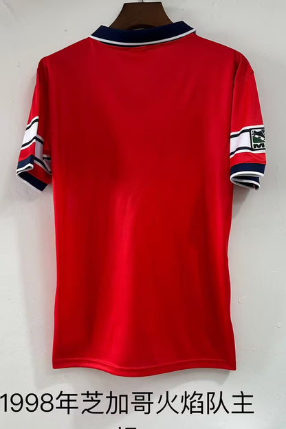 Retro Chicago Fire 1998 Home Football Jersey