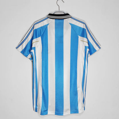Retro Argentina 1998 Home Football Jersey