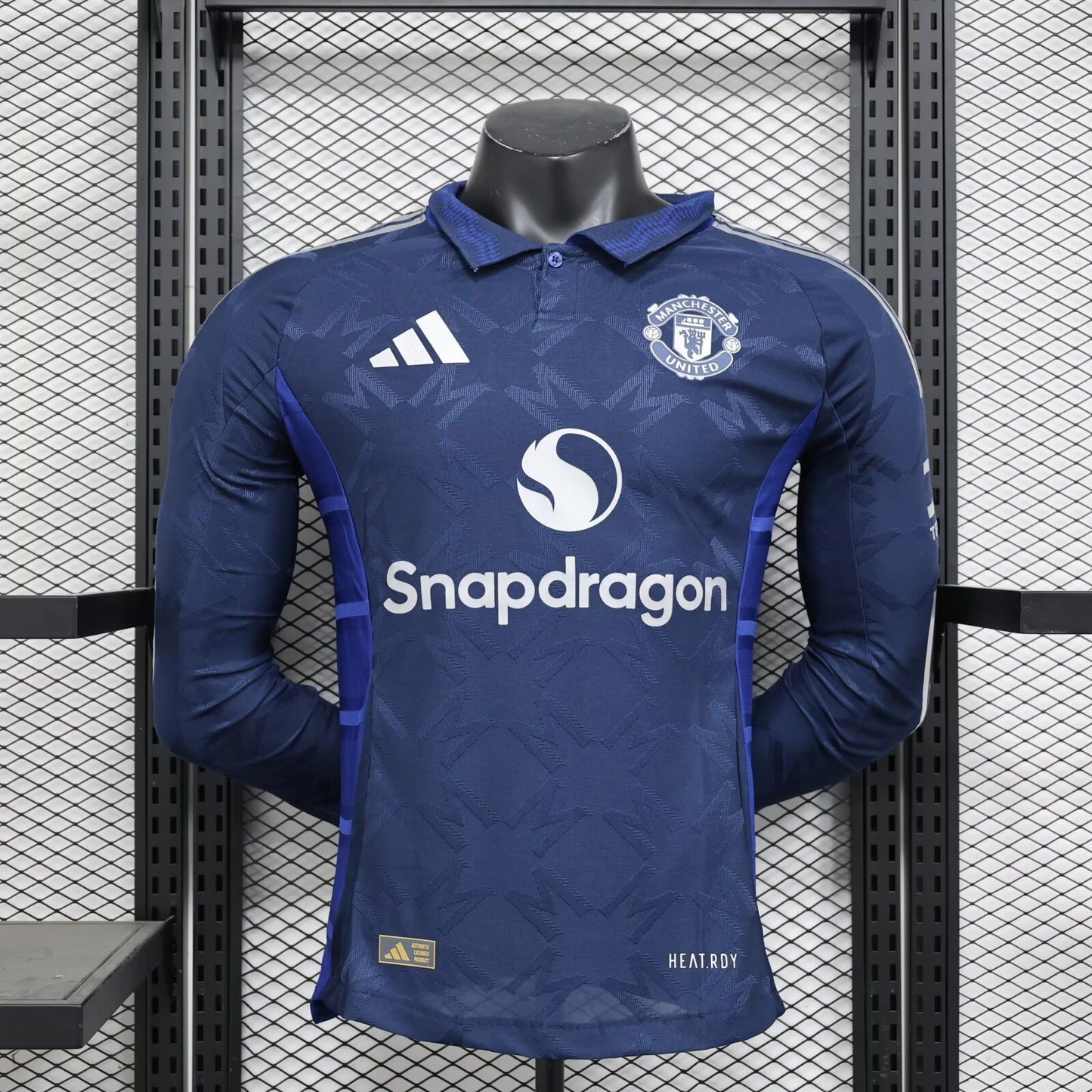 Manchester United 2024/2025 Away Long Sleeve Player Version Football Jersey