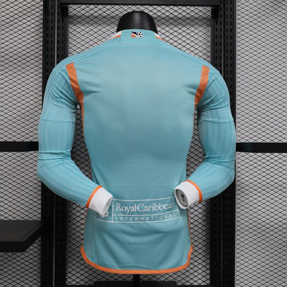 Inter Miami CF 2024/2025 Third Away Long Sleeve Player Version Football Jersey