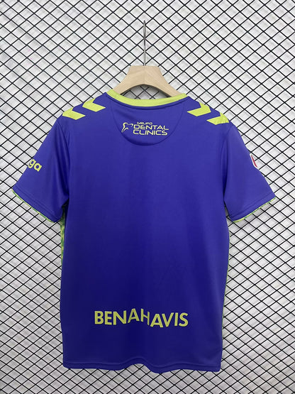 Málaga 2024/2025 Away Fan Version Football Jersey