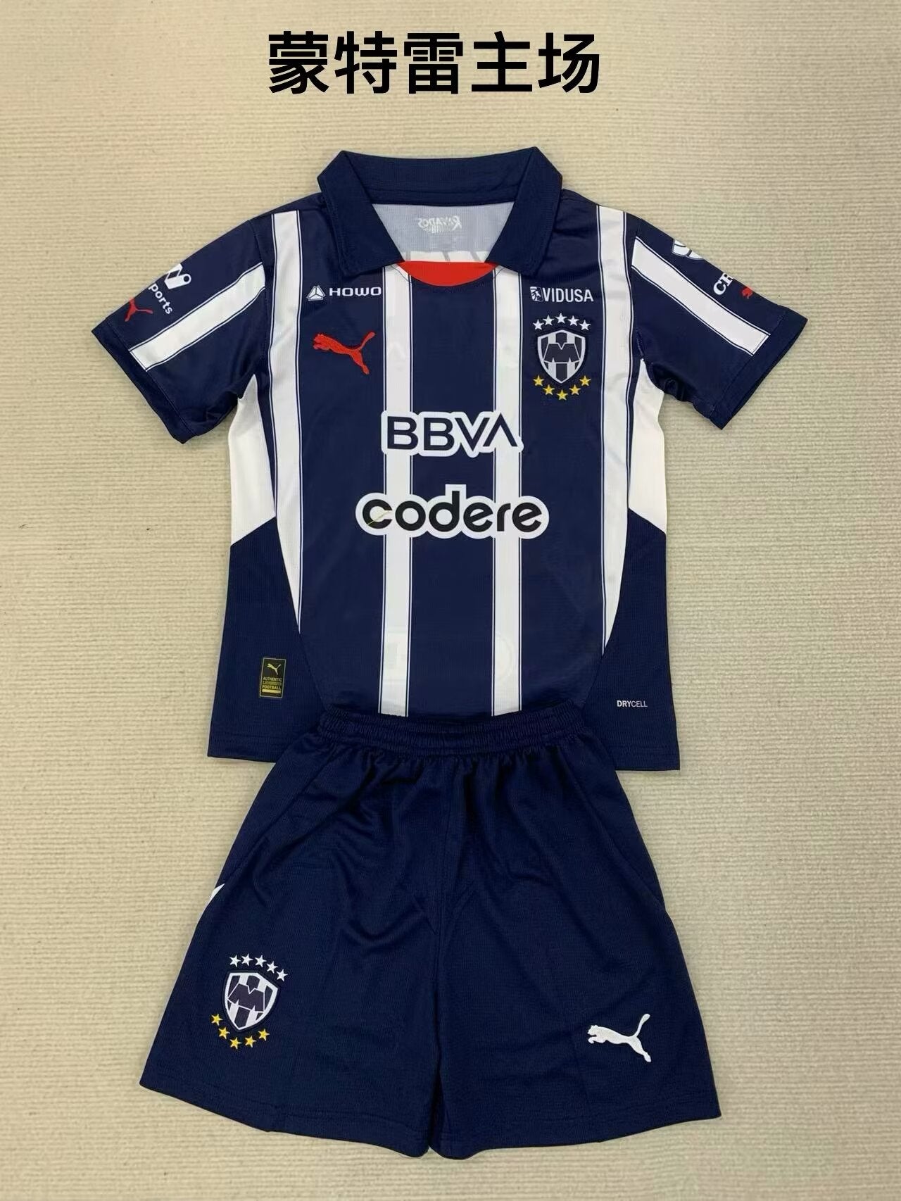 Monterrey 2024/2025 Kids Home Football Jersey