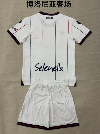Bologna 2025/2026 Kids Away Football Jersey
