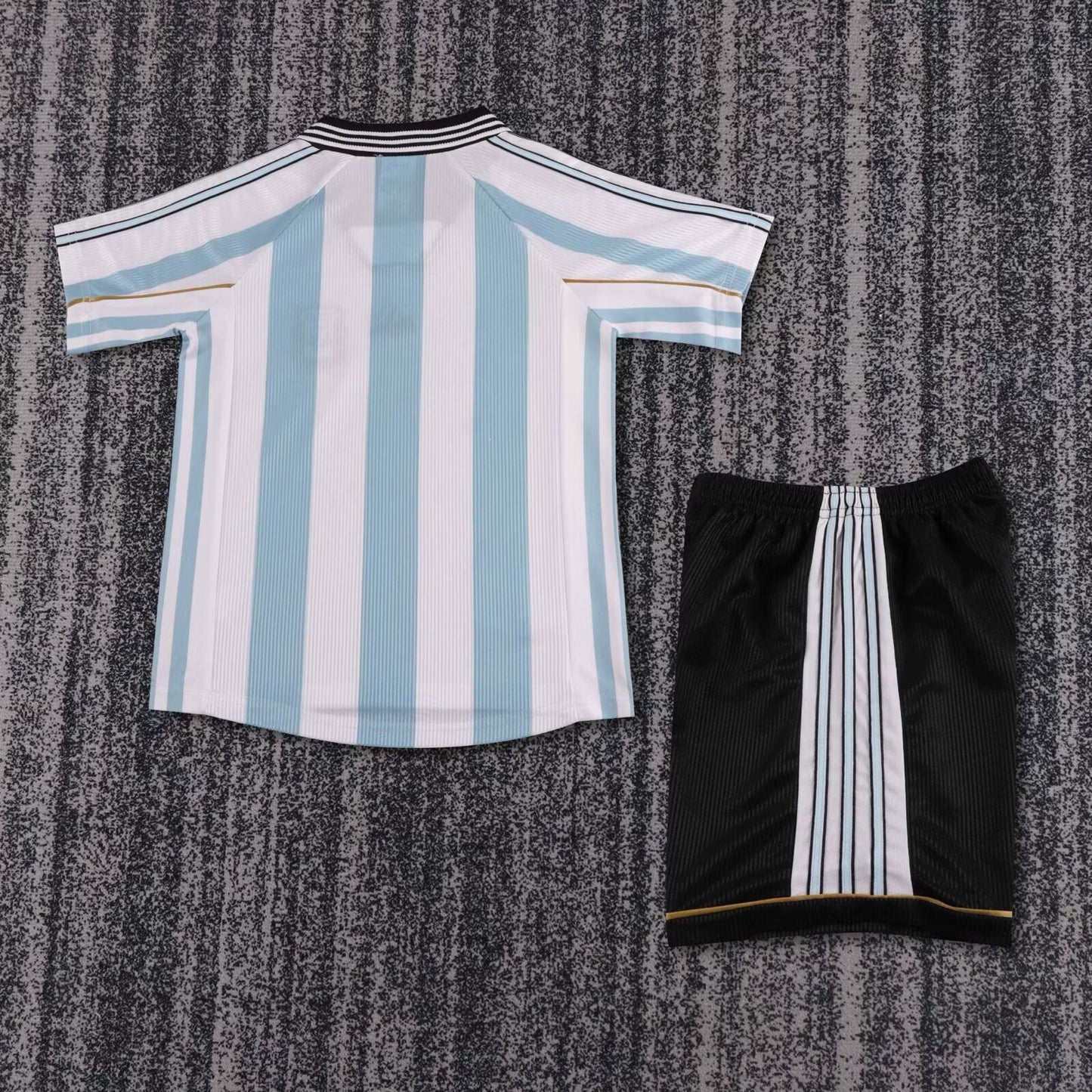 Retro Argentina 1998 Kids Home Football Jersey