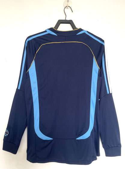 Retro Argentina 2006 Away Long Sleeve Football Jersey