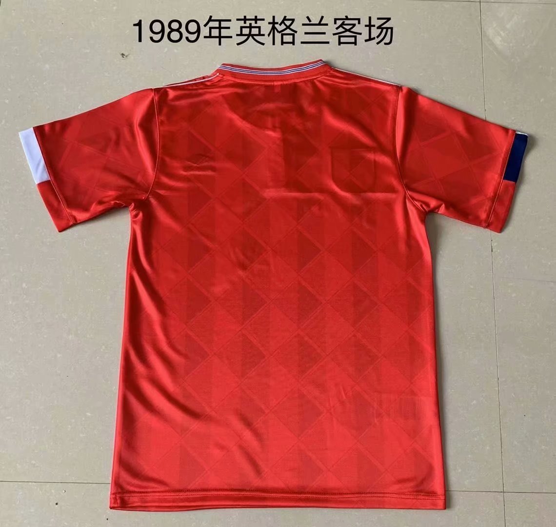 Retro England 1989 Away Football Jersey