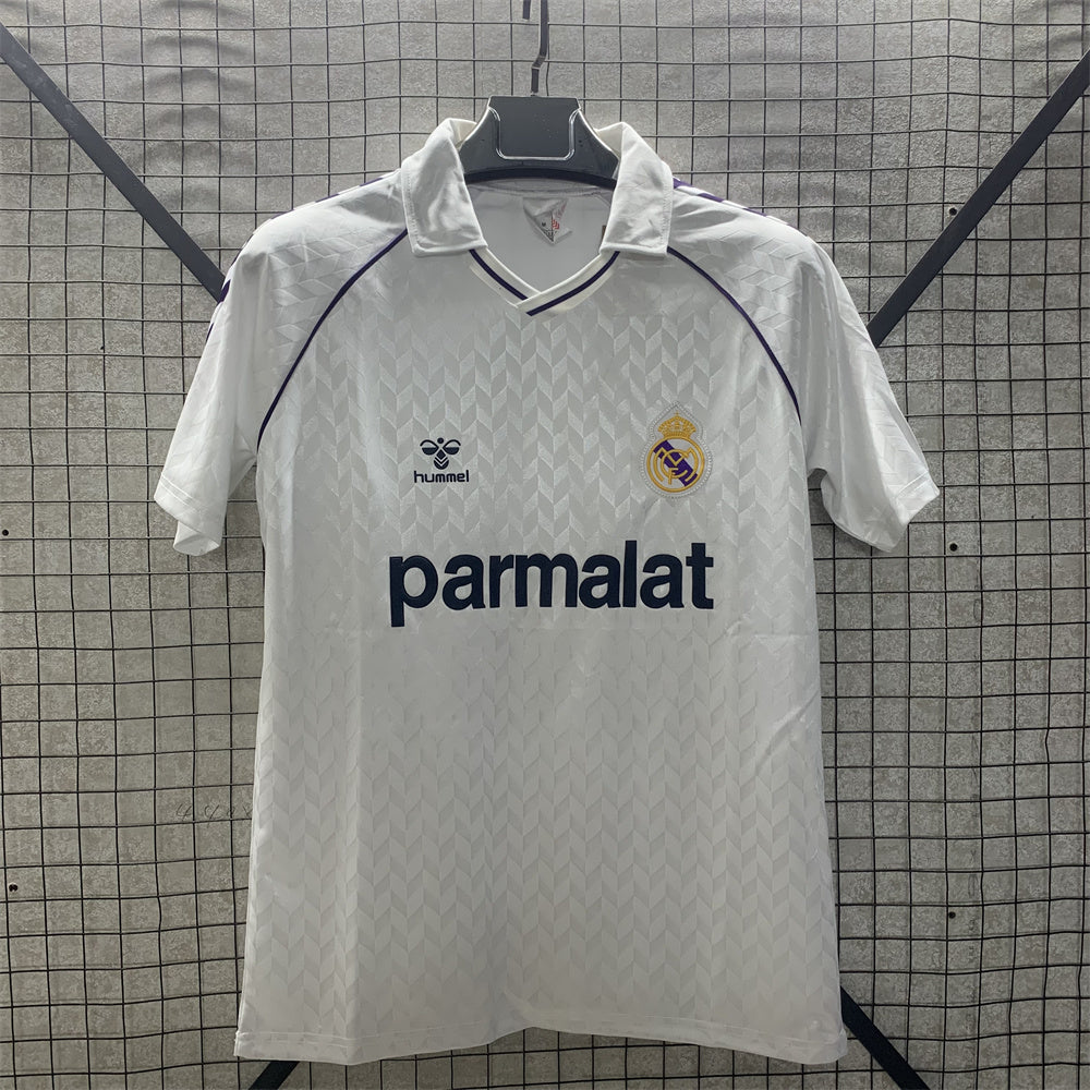 Retro real madrid 1986 Home Football Jersey