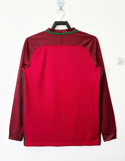 Retro Portugal 2016 Home Football Jersey