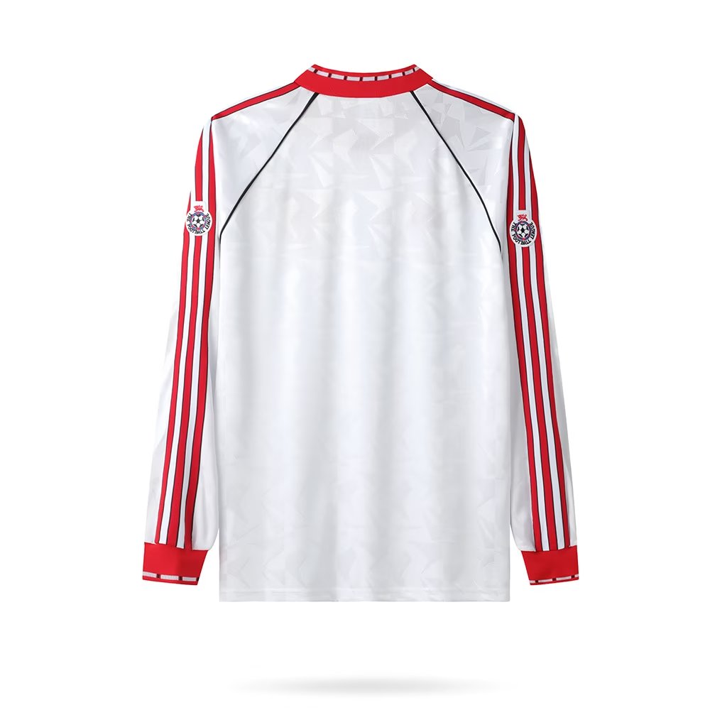Retro Manchester united 1991 Long Sleeve Football Jersey