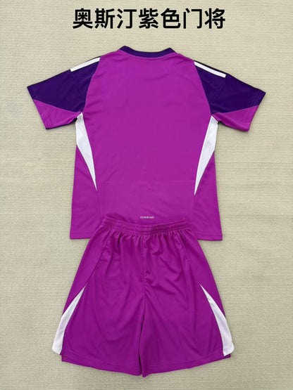 Atlanta 2025/2026 Kids Goalkeeper Fan Version Football Jersey
