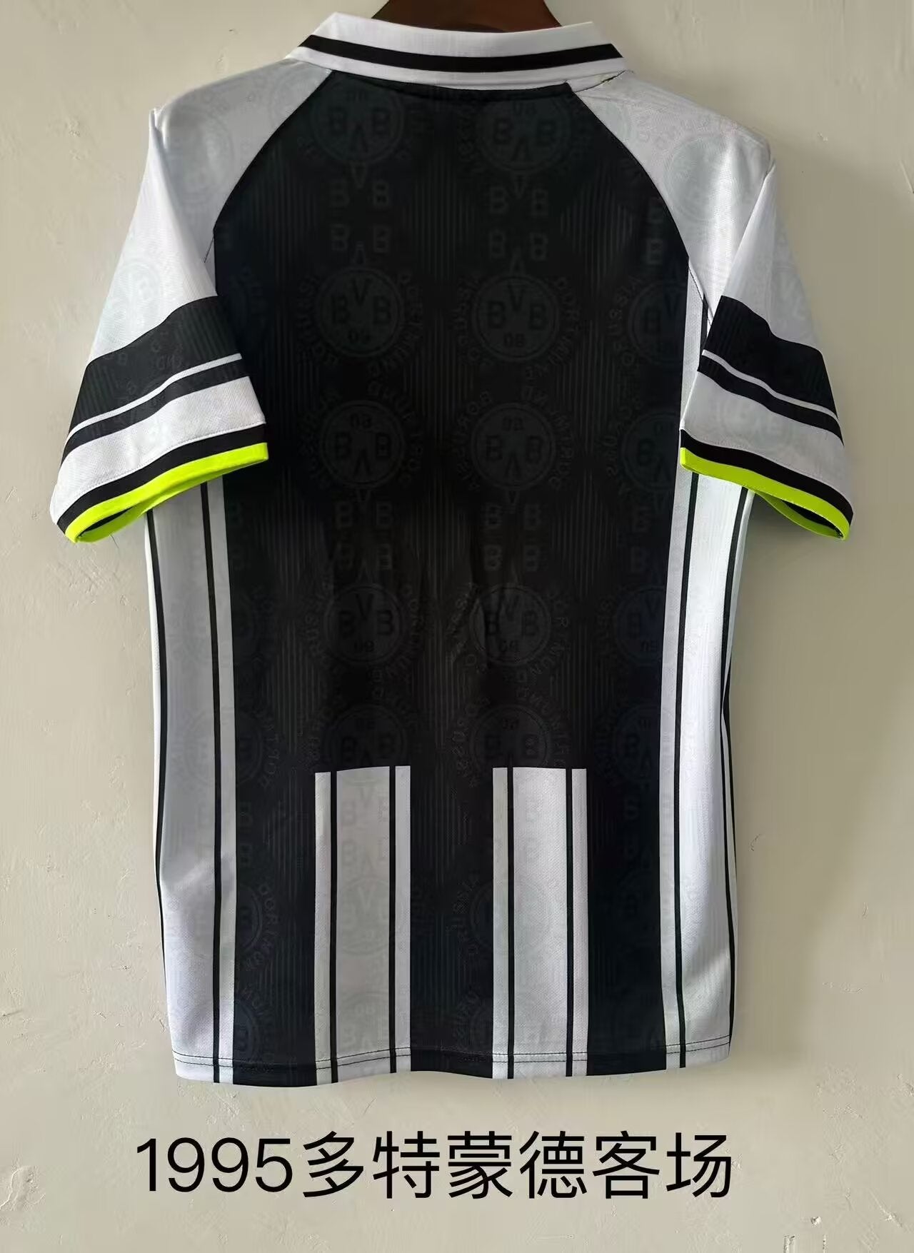 Retro Borussia Dortmund 1995/1996 Away Fan Version Football Jersey