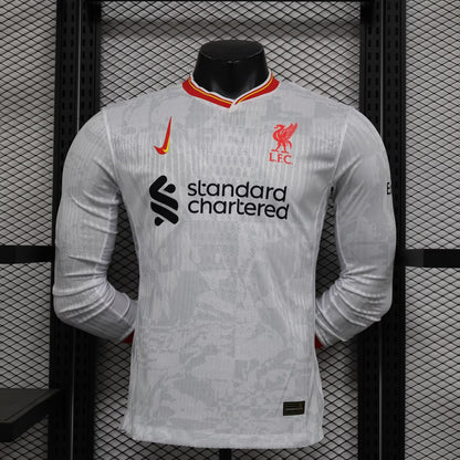 Liverpool 2024/2025 Third Away Long Sleeve Player Version Football Jersey