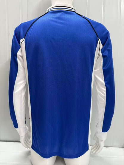 Retro Schalke 04 Long Sleeve Jersey 1998-2000