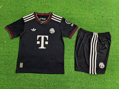 Bayern Munich 2025/2026 Kids Third Away Player Version Football Jersey
