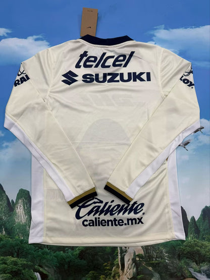 puma 2025/2026 Home Long Sleeve Fan Version Football Jersey