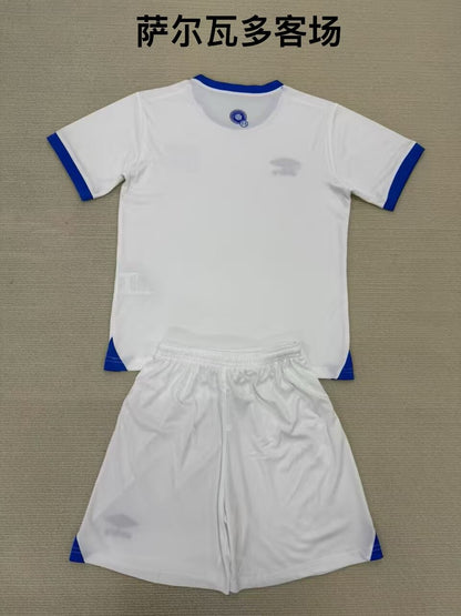 El Salvador 2025/2026 Kids Away Fan Version Football Jersey