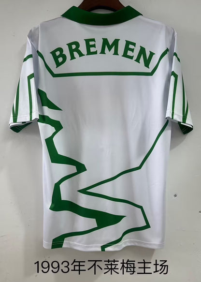 Retro Werder Bremen 1993 Home Football Jersey