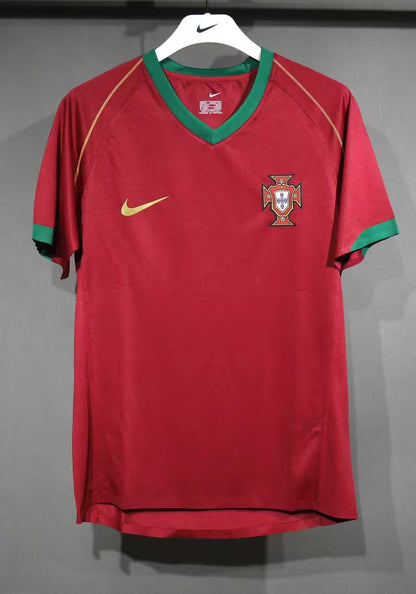 Retro Portugal 2006 Home Player Version Football Jersey