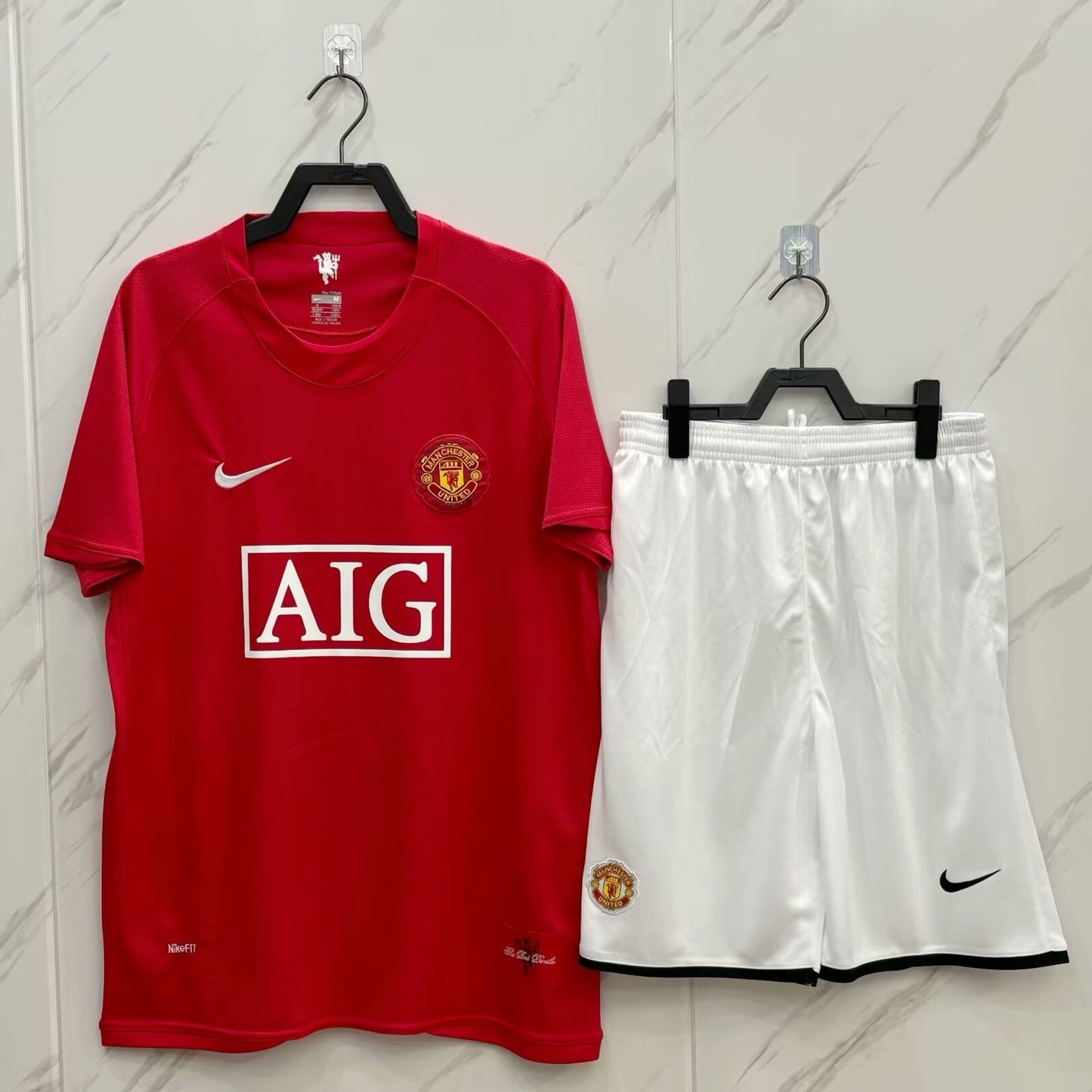 Retro Manchester united 2007/2008 Home Football Jersey