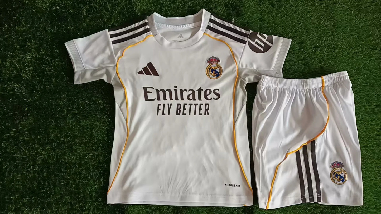 Real Madrid 2025/2026 Home Fan Version Football Jersey