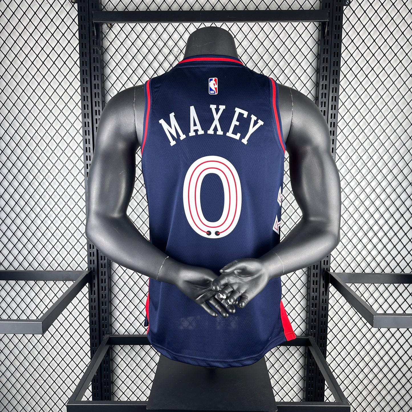 Philadelphia 76ers City Retro Blue #0 MACEY NBA Season Jerseys 2024